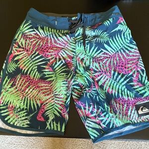Never Worn Quicksilver Board Shorts